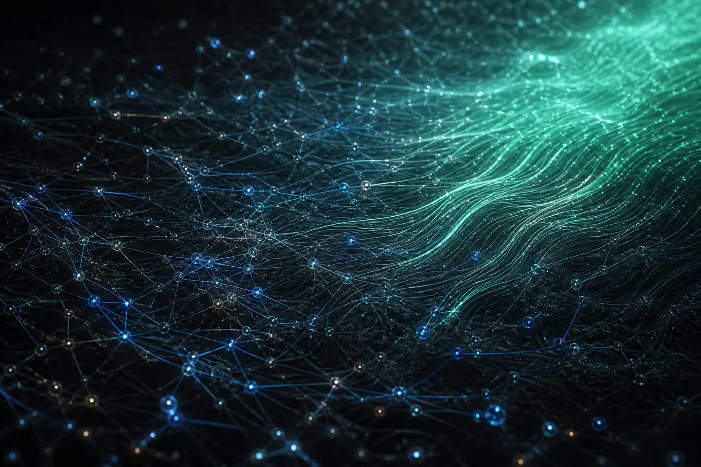 Conceptual visualization for Hybrid AI consensus & network