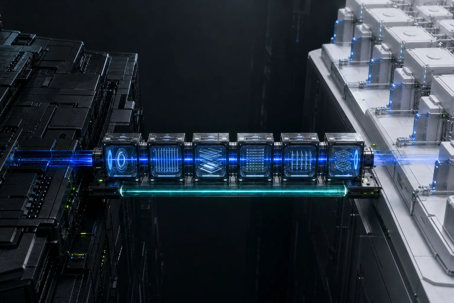 Proof-backed data bridge between connected systems